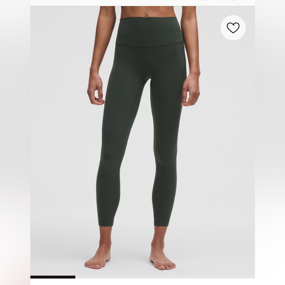 NWT Lululemon Align High-Rise Crop 23” in Rainforest Green